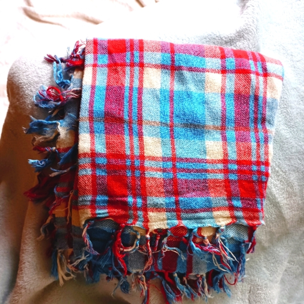 Plaid scarf